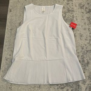 SPANX yes pleats tank size XS light grey NWT